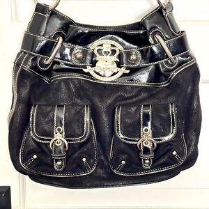 Elegant Black Handbag By Kathy